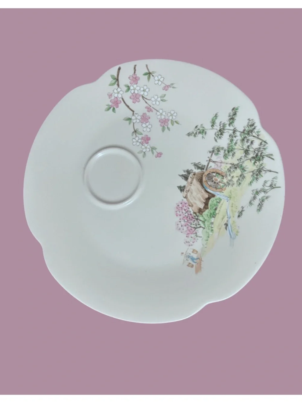 Vtg Meito China Tea & Toast Snack Plates - Set of 2 (Preloaded with Character!)